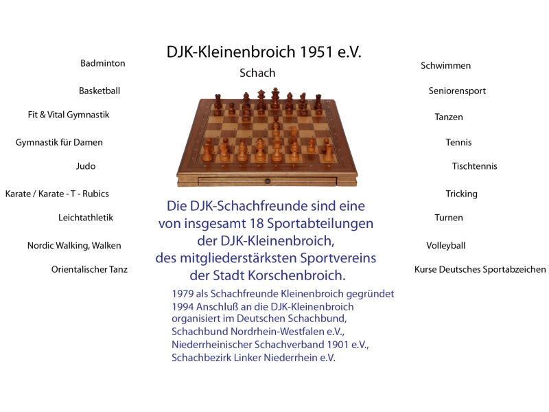 Vereinsabteilungen des DJK Kleinenbroich